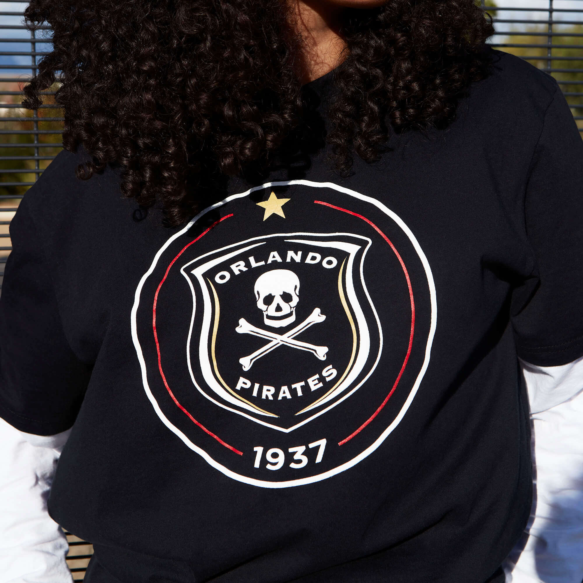 Adult Tee Black – XL – Orlando Pirates FC Shop